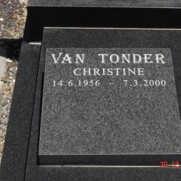 TONDER Christine, van 1956-2000