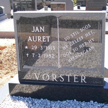VORSTER Jan Auret 1915-1982