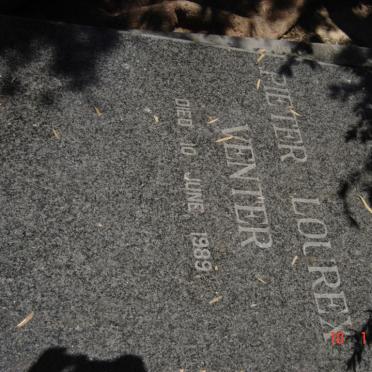 VENTER Pieter Lourex -1989