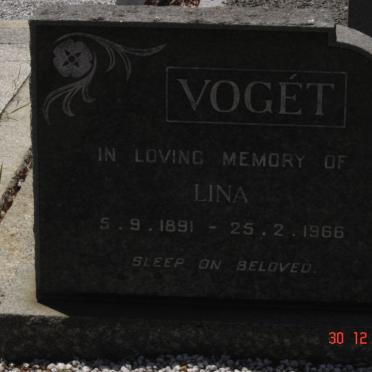 VOGET Lina 1891-1966