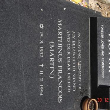 VICTOR Marthinus Francois 1932-1994