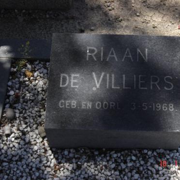 VILLIERS Riaan, de 1968-1968
