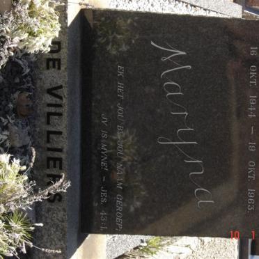 VILLIERS Maryna, de 1944-1963
