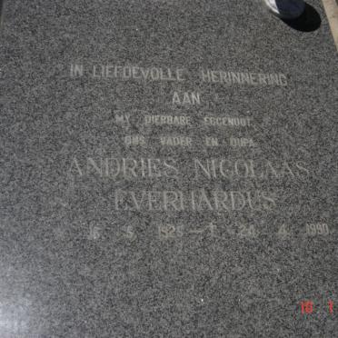 VISSER Andries Nicolaas Everhardus 1925-1990