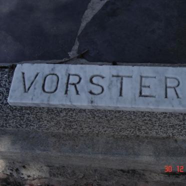 VORSTER Bennie 1894-1967 &amp; Joe 1901-1976 :: VORSTER Andries 1927-1966