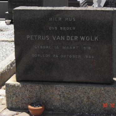 WOLK Petrus, van der 1918-1965
