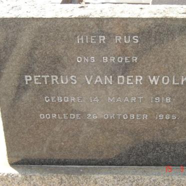 WOLK Petrus, van der 1918-1965