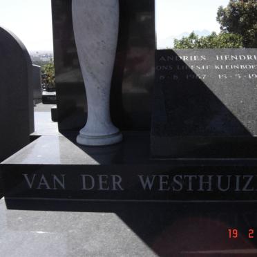 WESTHUIZEN Andries Hendrik, van der 1967-1983