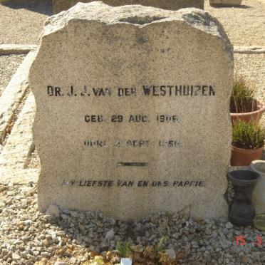 WESTHUIZEN J.J., van der 1906-1950