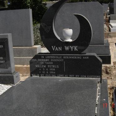 WYK Willem Petrus, van 1938-1984