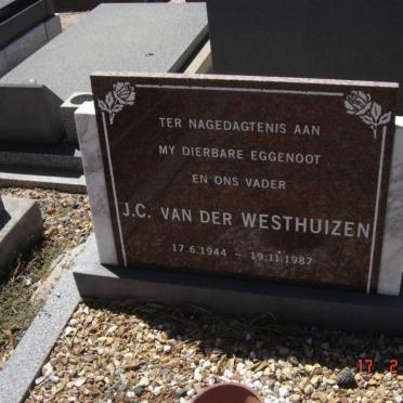 WESTHUIZEN J.C., van der 1944-1987