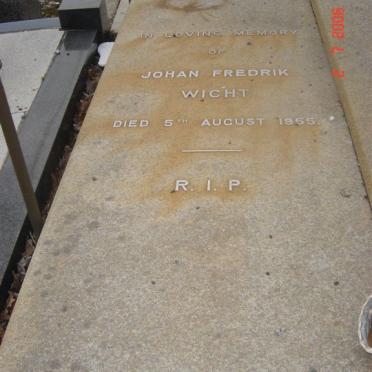 WICHT Johan Fredrik -1955