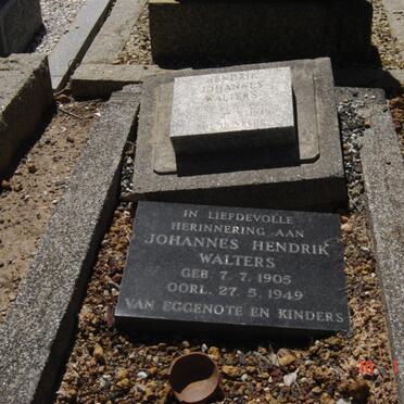 WALTERS Johannes Hendrik 1905-1949