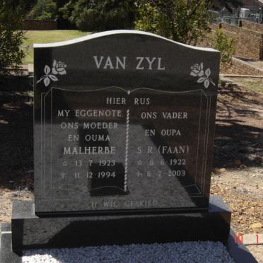 ZYL S.R., van 1922-2003 &amp; Malherbe 1923-1994