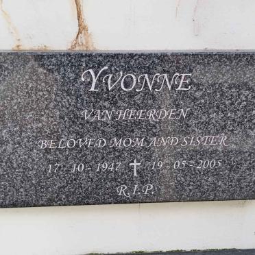 HEERDEN Yvonne, van 1947-2005