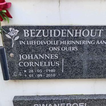 BEZUIDENHOUT Johannes Cornelius 1940-2010