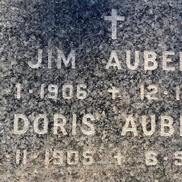 AUBER Jim 1906-1974 &amp; Doris 1905-1989