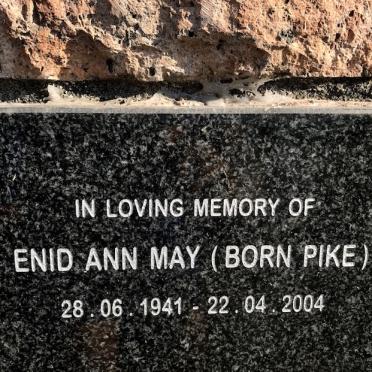 MAY Enid Ann nee PIKE 1941-2004