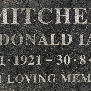 MITCHELL Donald Ian 1921-2000