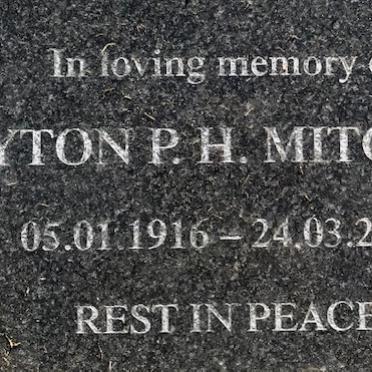 MITCHELL Layton P.H. 1916-2010