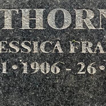 THORNE Jessica Francis 1906-1996