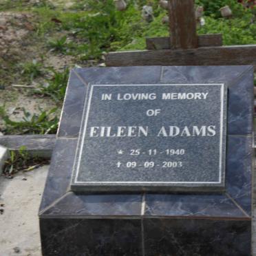 ADAMS Eileen 1940-2003