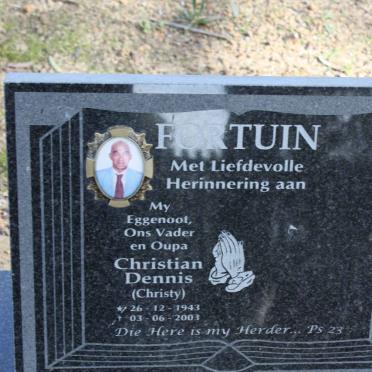 FORTUIN Christian Dennis 1943-2003