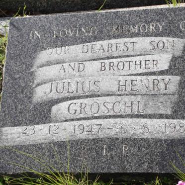 GROSCHL Julius Henry 1947-1982