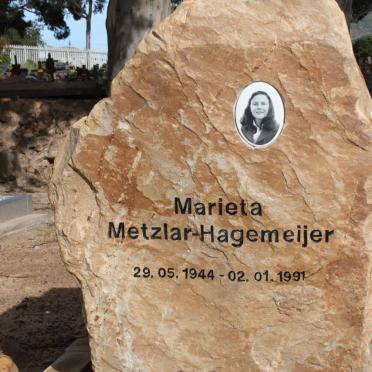 HAGEMEIJER Marieta, Metzlar 1944-1991