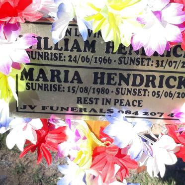 HENDRICKS William 1966-2022 :: HENDRICKS Maria 1980-2018