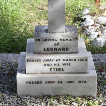 HUBBARD Leonard -1963 &amp; Ethel -1972