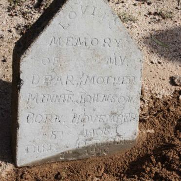 JOHNSON Minnie 1906-194?