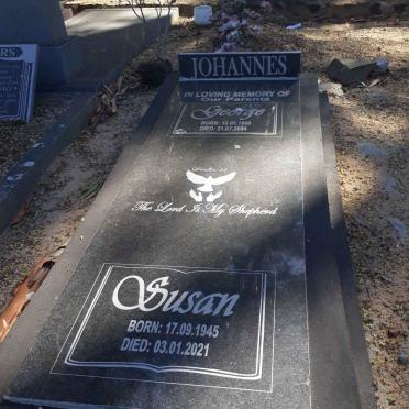 JOHANNES George 1940-2004 &amp; Susan 1945-2021