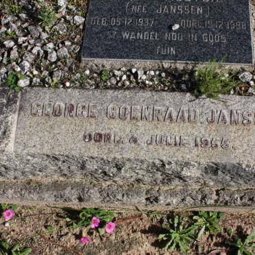 JANSSEN George Coenraad -1955