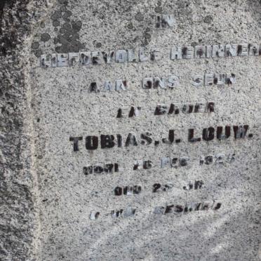 LOUW Tobias J. -1923
