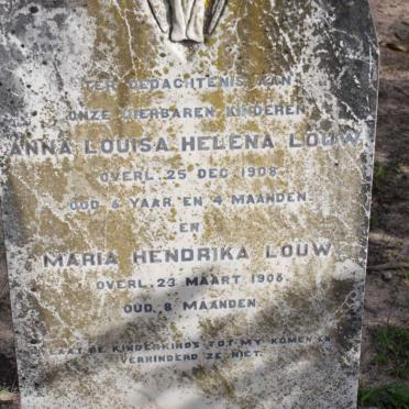 LOUW Anna Louisa Helena -1908 :: LOUW Maria Hendrika -1906