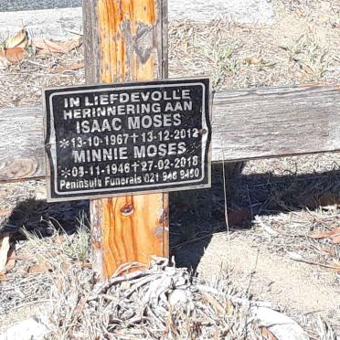 MOSES Minnie 1946-2018 :: MOSES Isaac 1967-2012