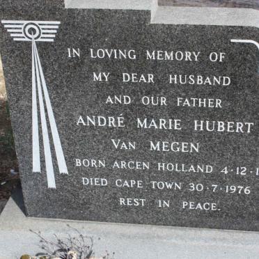MEGEN Andre Marie Hubert, van 1927-1976