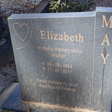MAY Elizabeth 1954-2011