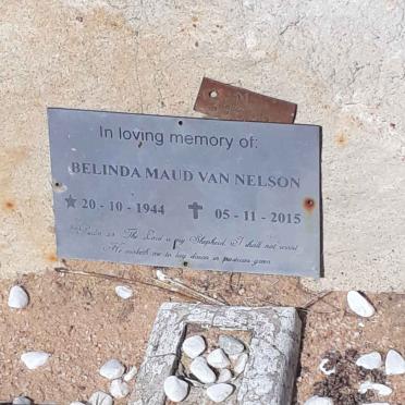 NELSON Belinda Maud, van 1944-2015