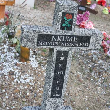 NKUME Mzingisi Ntsikelelo 1978-2004