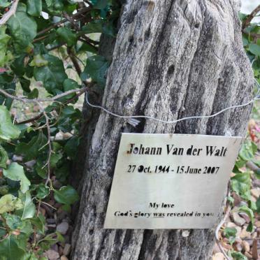WALT Johann, van der 1944-2007