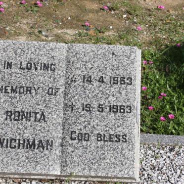 WICHMAN Ronita 1963-1963