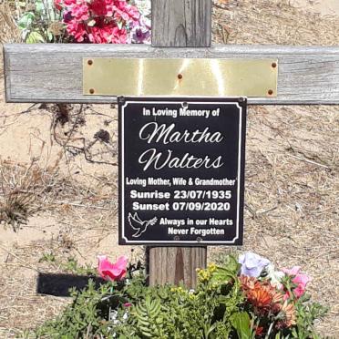 WALTERS Martha 1935-2020