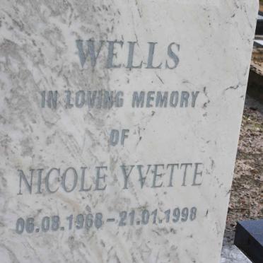 WELLS Nicole Yvette 1968-1998