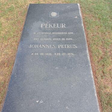 PEKEUR Johannes Petrus 1935-1975