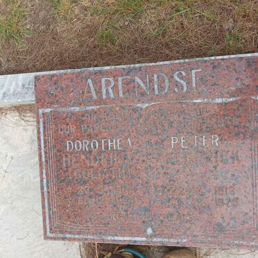 ARENDSE Peter ? 1913-1975 & Dorothea Hendrika GOLIATH 1915-1994