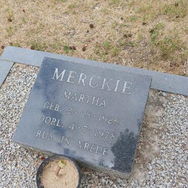 MERCKIE Martha 1925-1978