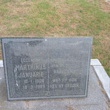JANUARIE Marthinus 1908-1985