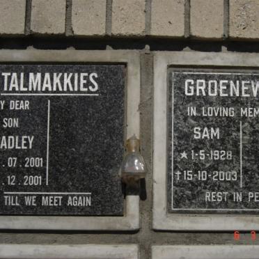 17. Kuilsrivier Wall of Remembrance - names_17